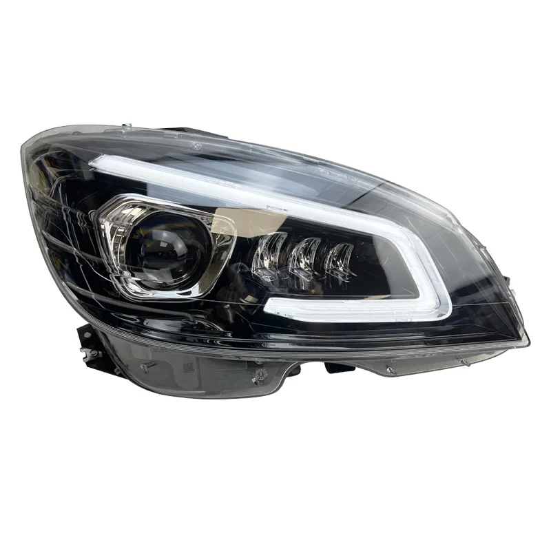 ヘッドランプにアップグレード新デザイン 2007-2011 フル LED ヘッドライトメルセデスベンツ W204 C180 C200 C220 C260 C280 C63 RHD & LDH