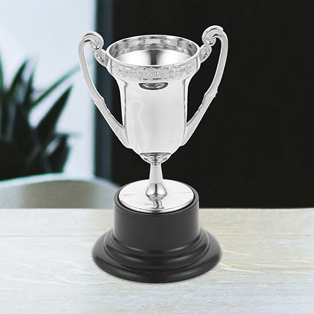 

12pcs Mini Trophy Celebration Competition Award Cup School Kindergarten Props Gold Silver Copper Plated Realistic