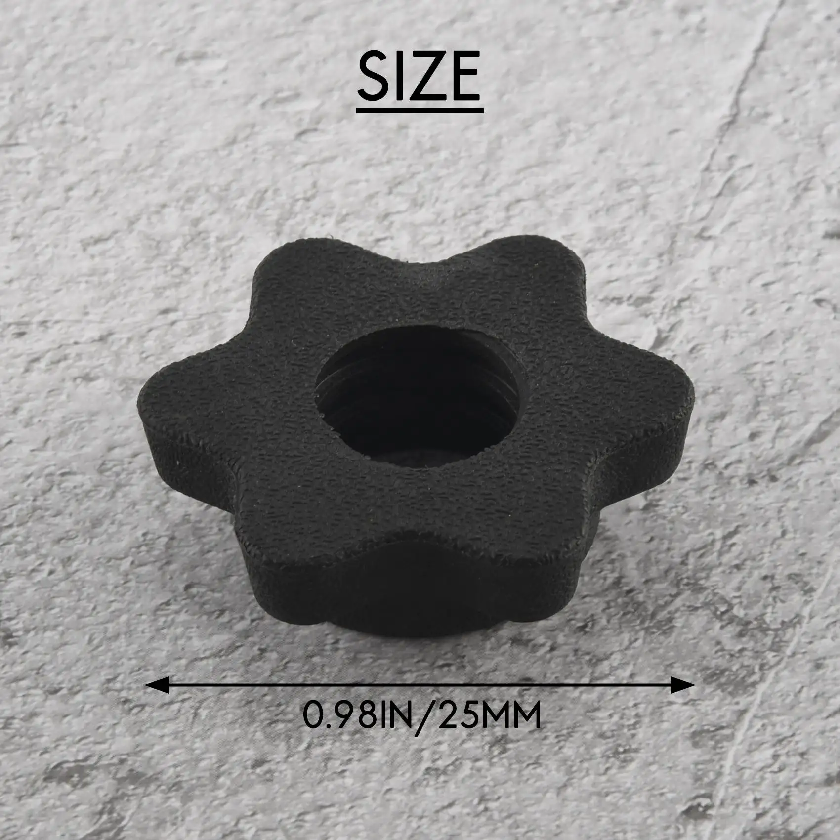 

2525+ 4 Pairs Dumbbell Hex Nut,Dumbbell Rod Nut, Collars For Barbells Bars Training Sports