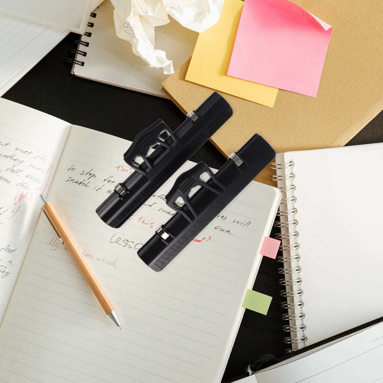 

2Pcs Piano Sheet Music Clip Thickened Wide Plastic Creative Design Large Capacity Music Page Holder for Book Notes Violin Flute