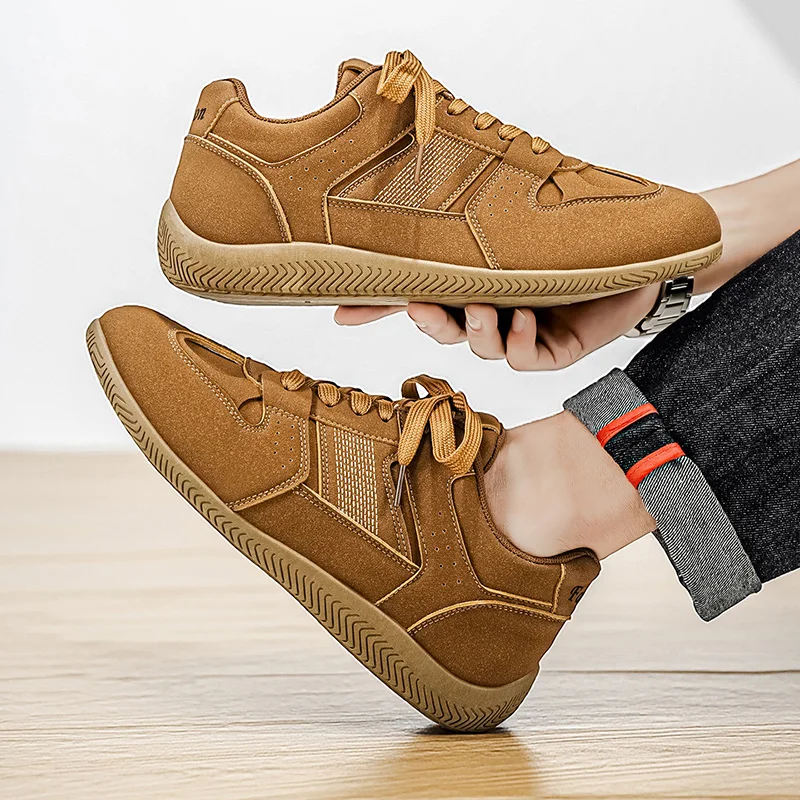 Men's Thick Soles Increase Casual Sports Shoes Walking Running Men's Shoes Non-slip Comfortable Breathable Vulcanized Shoes