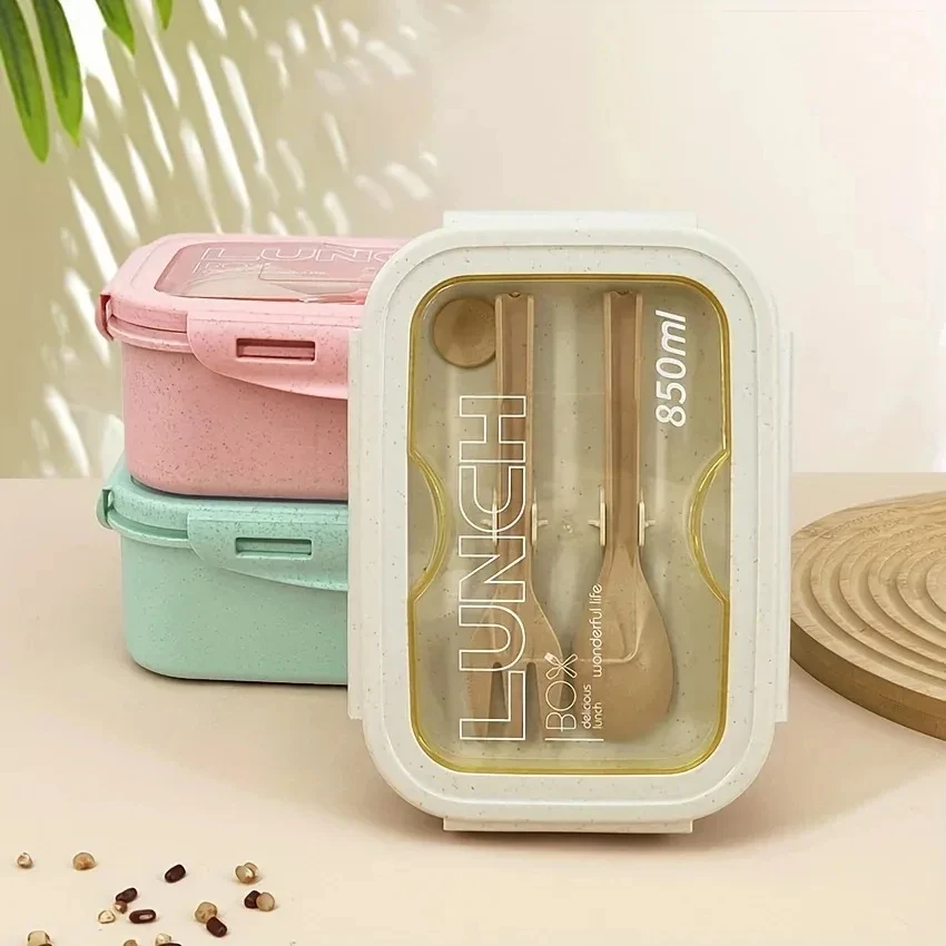 1 Portable Microwave Lunch Box Healthy BPA-free Bento Box Kitchen Food Container Lunch Box Home Accessories view 6
