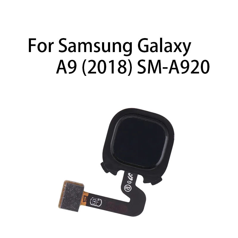 Gefensi Org Home Button Fingerprint Sensor Flex Cable For Samsung Galaxy A9 (2018) SM-A920