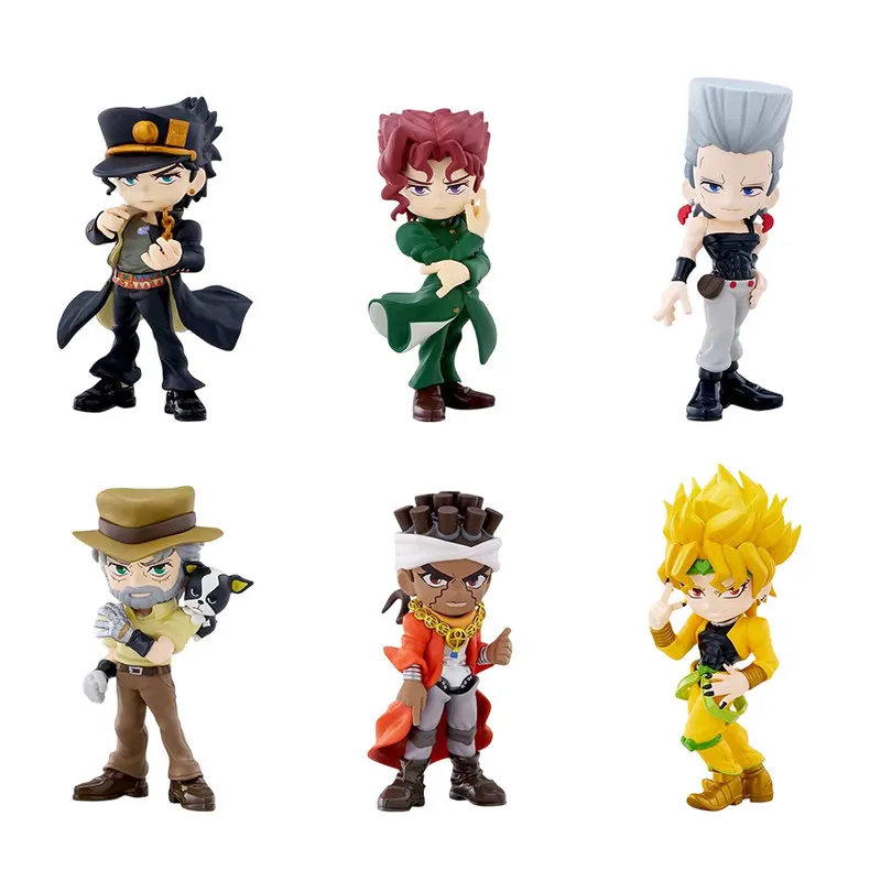 

Bushiroad Jojos Bizarre Adventure Blind Box Collectible Figure Kujo Jotaro Joseph Joestar Anime Figurine Model Toy