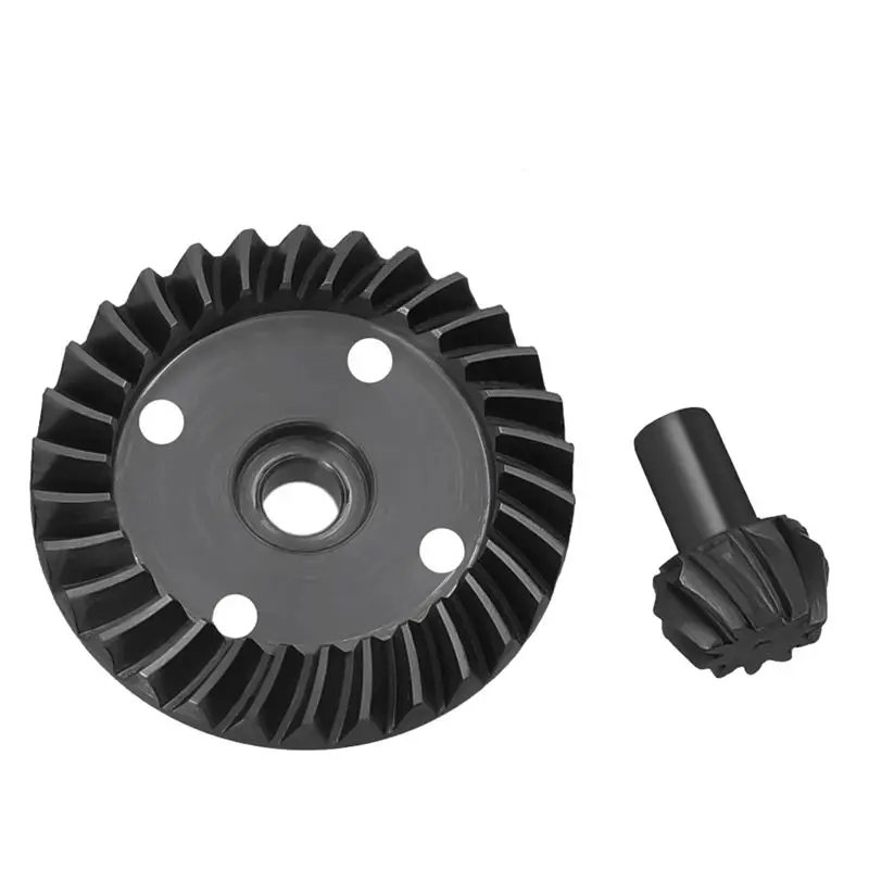 ABUM-30T/10T Steel Differential Drive Gear + Helical Bevel Gear For MJX Hyper Go 14210 14209 16207 16208 RC Part