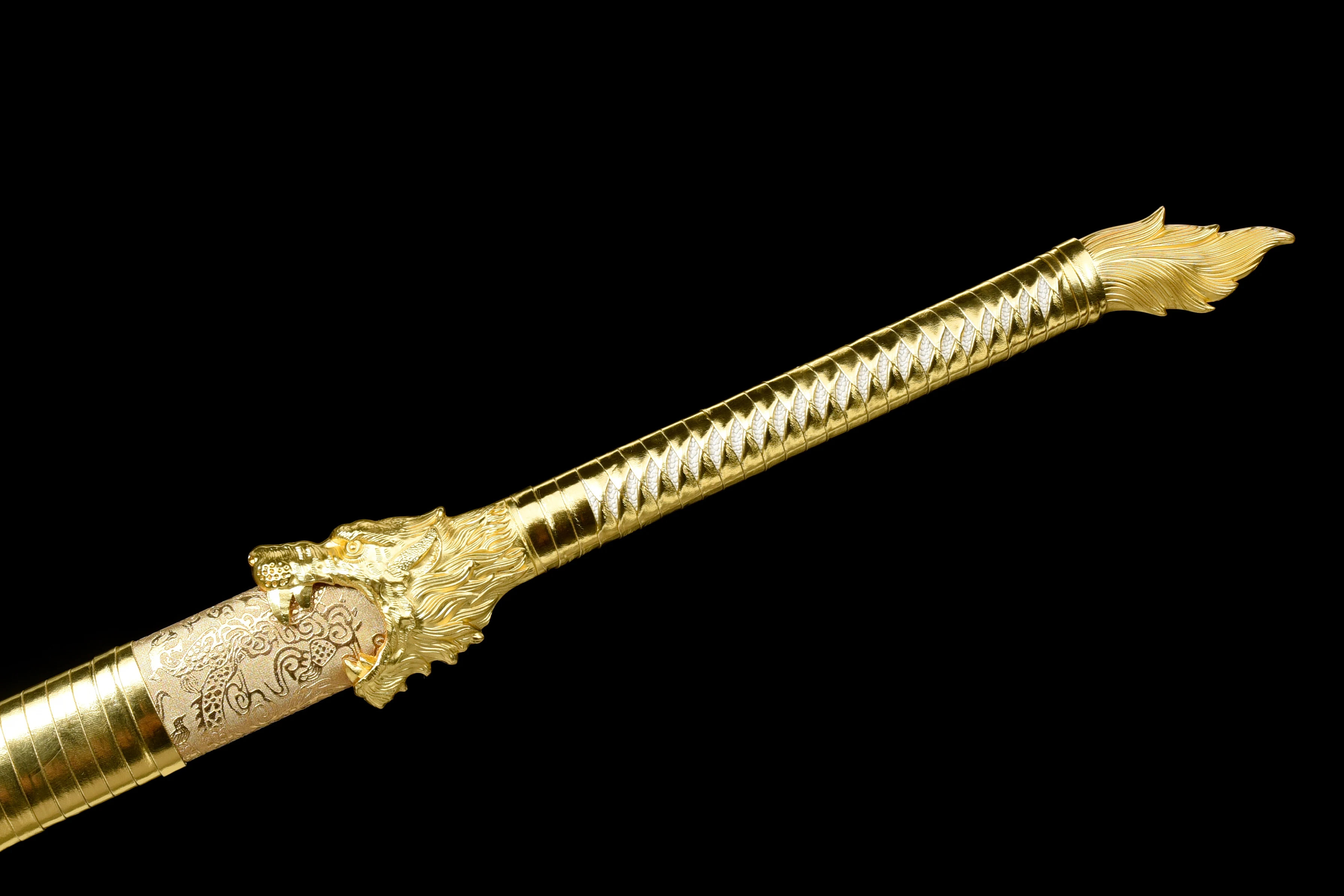 120 cm Medieval Good ghost katana full tang Manganese Steel Temple Ninja samurai Sword Battle ready