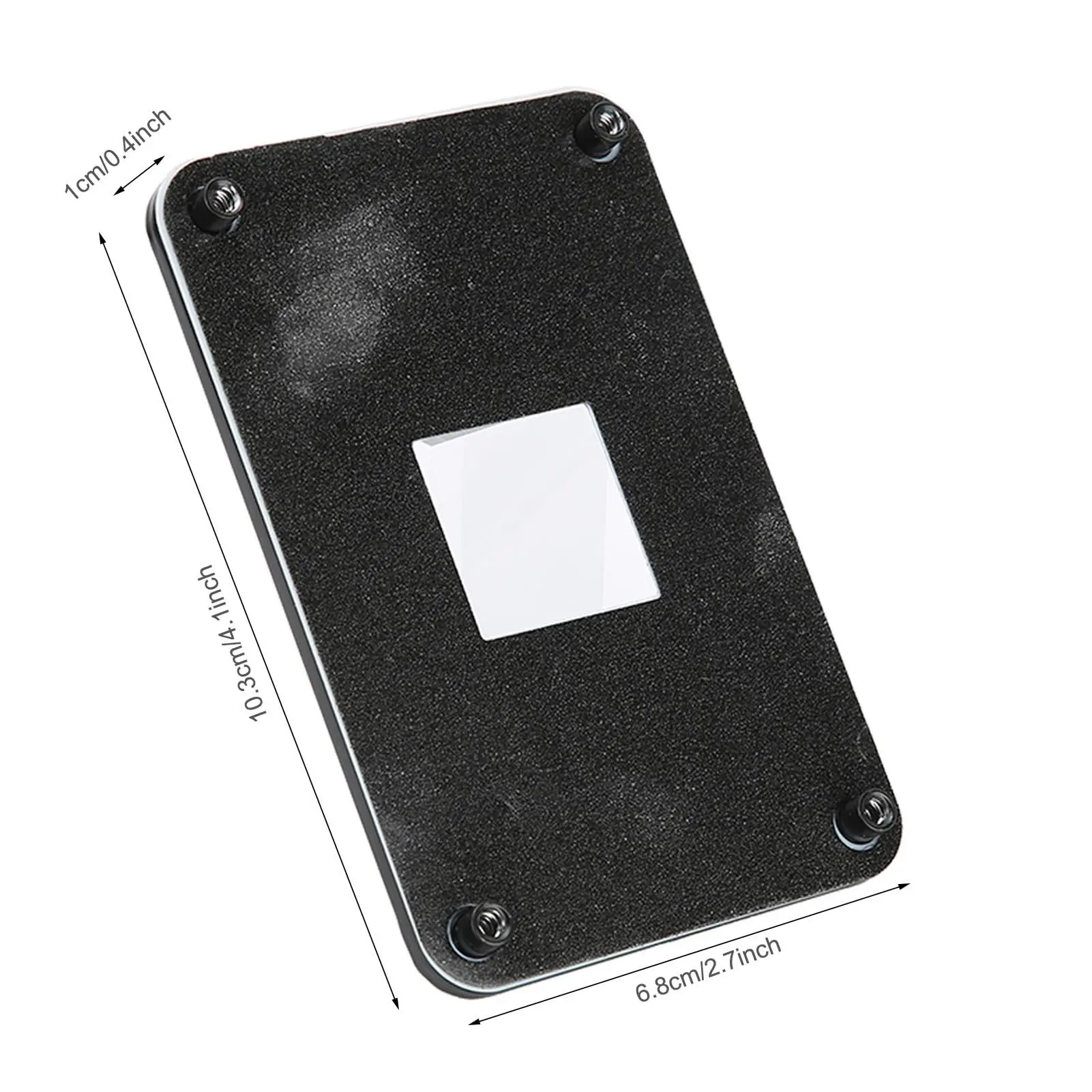 AM4 Backplane, CPU Heatsink Bracket Backplate Back Sheet Iron Plate for AM4, Black