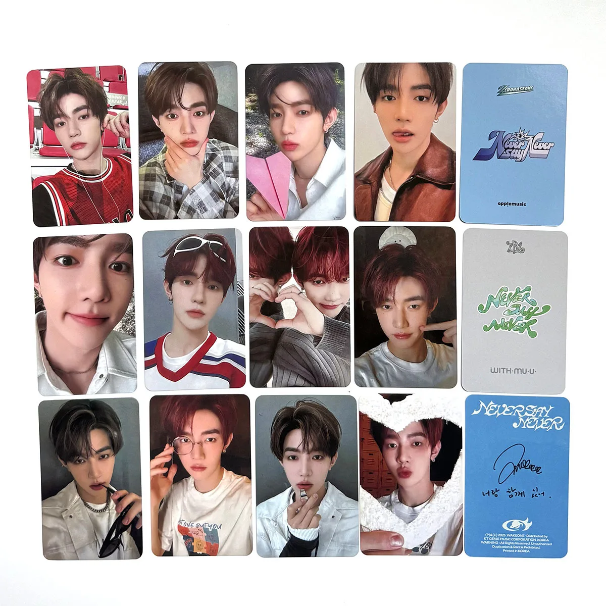 KPOP الكورية الجنوبية الصبي الفرقة ZB1 بطاقة صغيرة عادية لا تقل أبدًا تشانغ هاو المجموعة الشخصية ألبوم بطاقة إضافية الطرفية #3