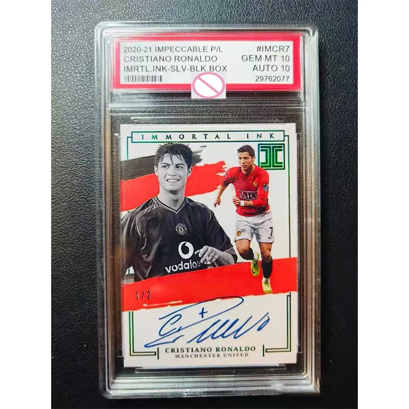 DIY Cristiano Ronaldo Trading Card: Shevchenko Kaká and Inzaghi—Limited Edition Signed Card 1/1 view 3