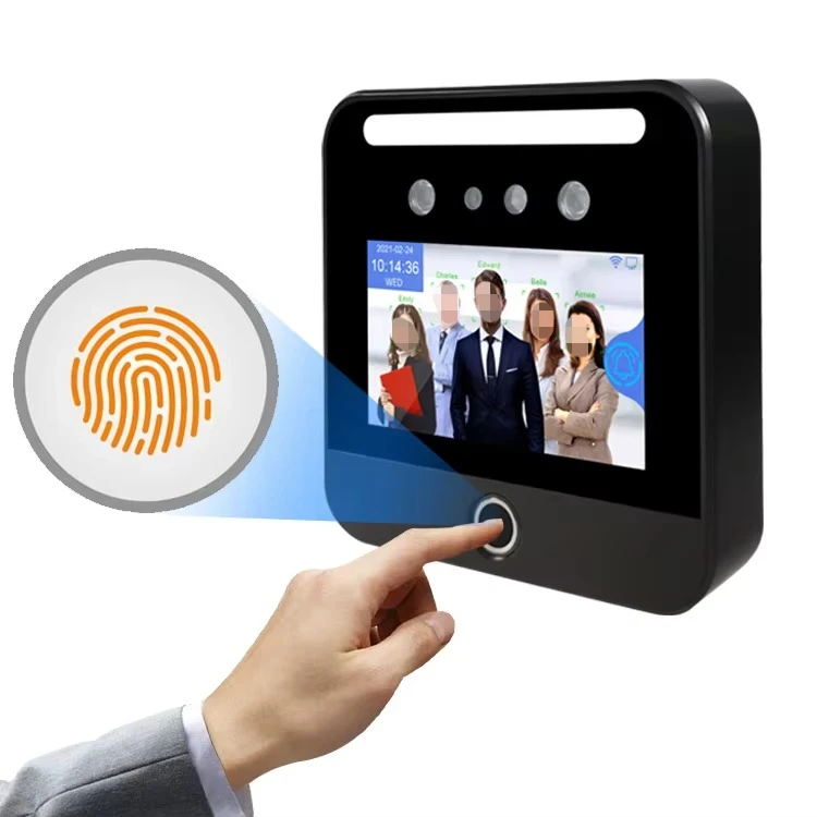 AI Biometric Cloud Software Time Recorder Face Recognition  Access Control Time Attendance System