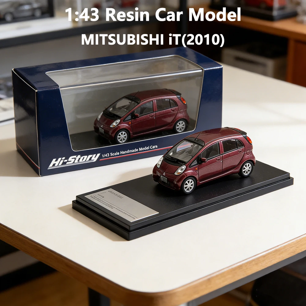 1:43 Scale Resin Model Car MITSUBISHI iT 2010 | High Simulation Diecast Vehicle | Hi-Story Collectible Display Toy Gift