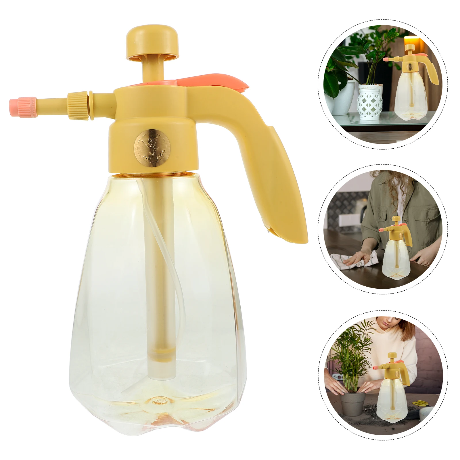 

Refillable Lightweight Portable Small Watering Can Transparent Body Spill-Proof for Indoor Outdoor Plants Garden Tool Plant