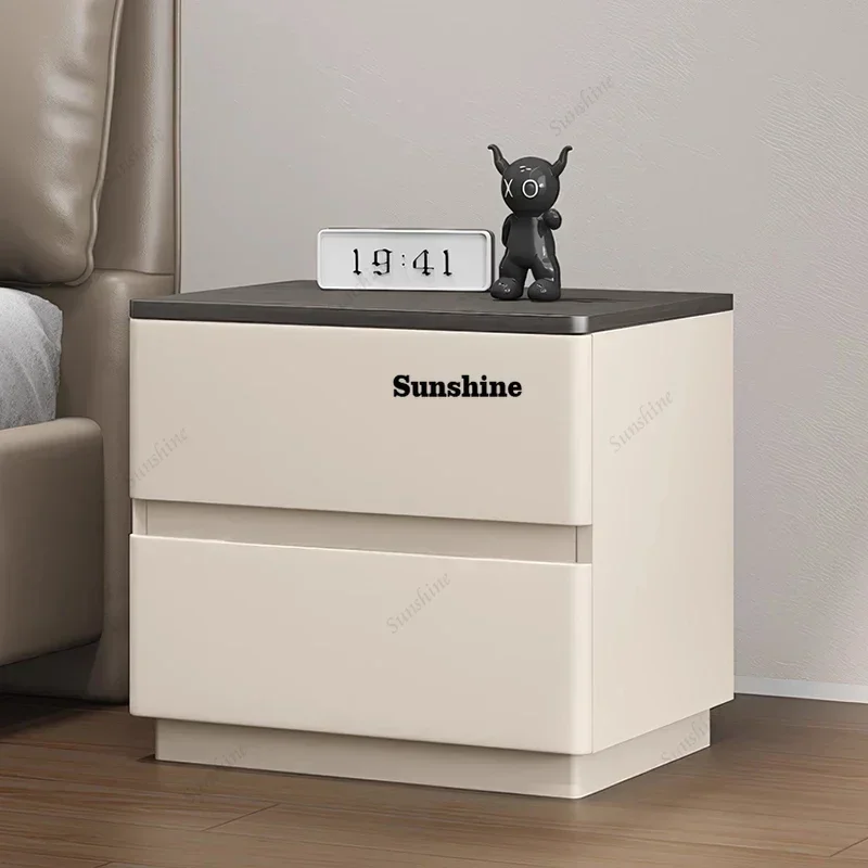 TDEuropean Glamour Bedside Table Luxury Cozy Exquisite Versatile Night Table Simple Beauty Mesa De Cama Bedroom Furnitures