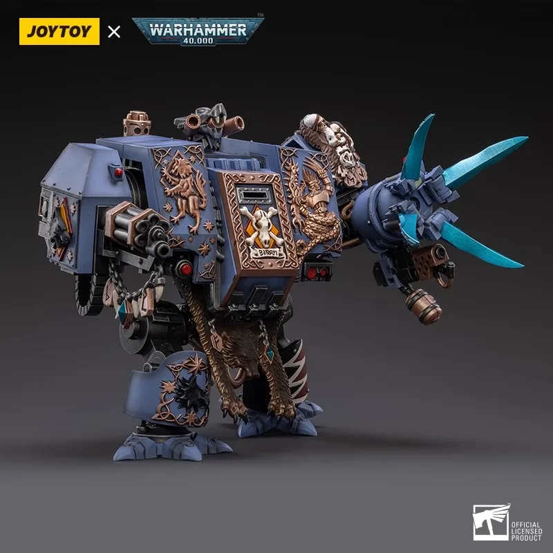 JOYTOY Warhammer 40K 1/18 Action Figure Space Wolves Bjorn The Fell-Handed Mecha Warrior Anime Figure Joint Modello mobile Giocattolo