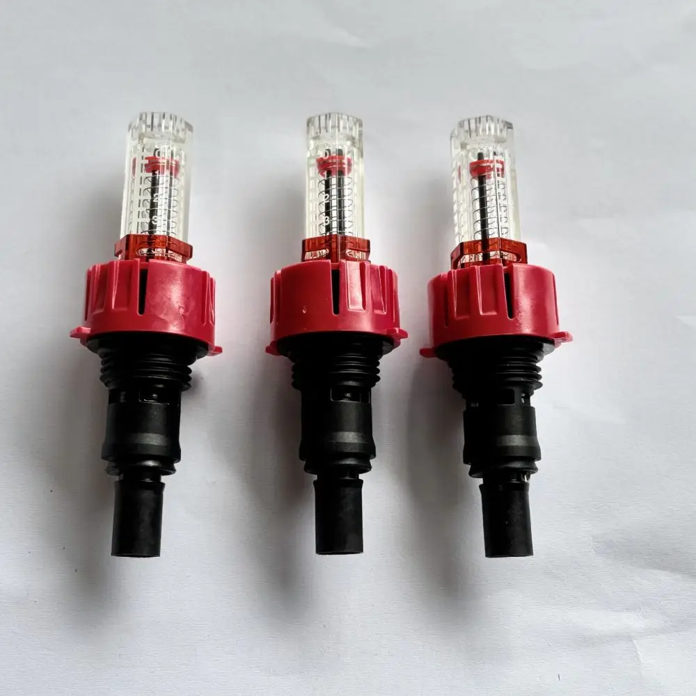 Transparent Plastic Flow Meter Water Separator Precision Adjustable Measuring Device For Industrial Laboratory Fluid Control