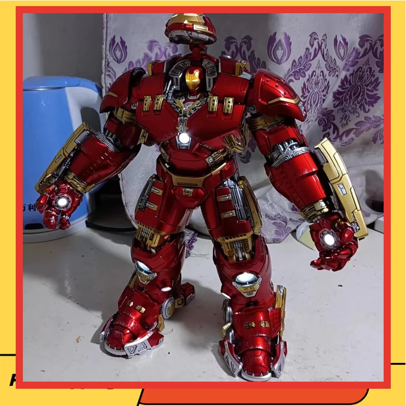 

2025 Comic Marvel 29cm Alloy Anti Hulk Armor Cs 1/12 Iron Man Mk44 Mech Handheld Model Toy Festival Gift