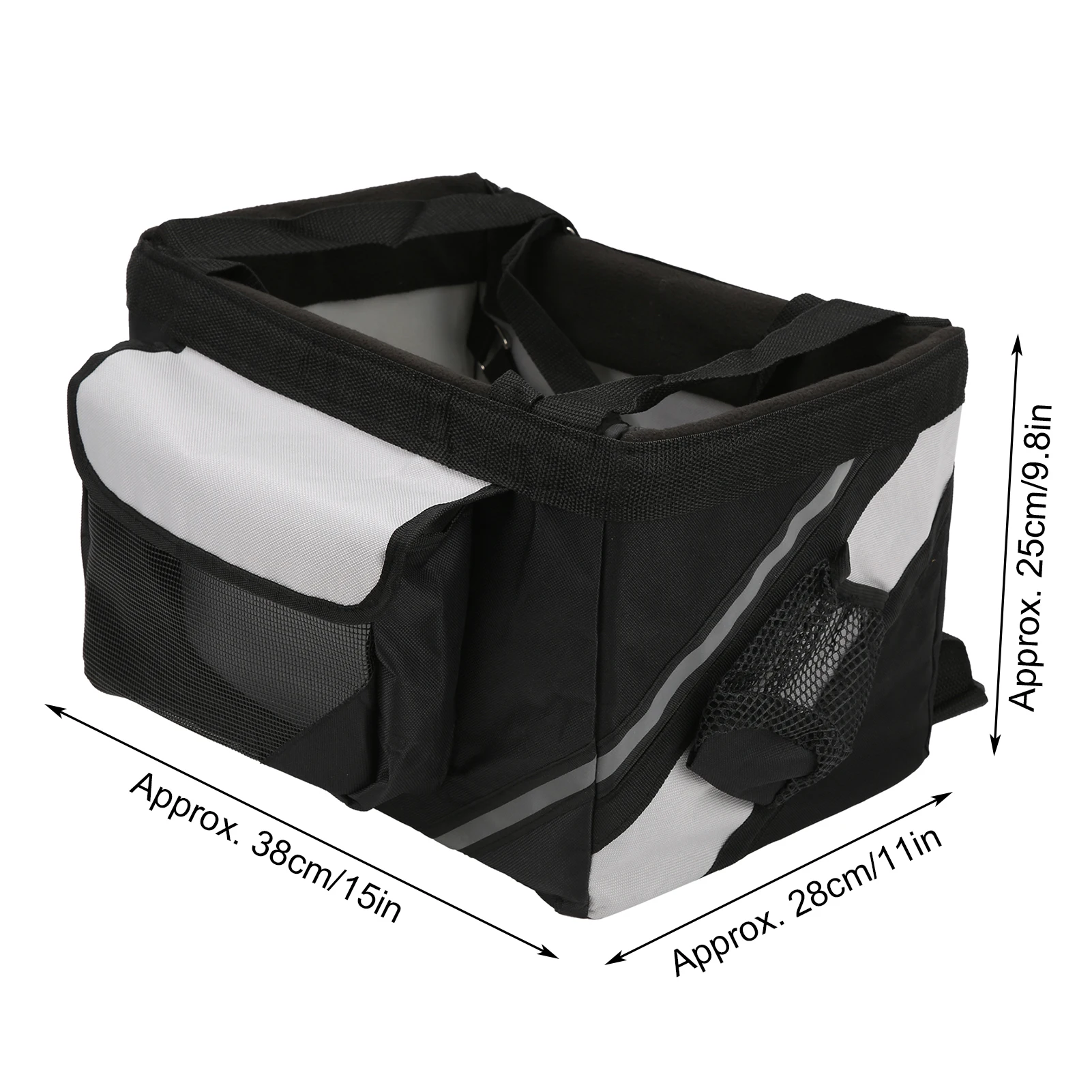 الكلب دراجة حقيبة انفصال الجبهة دراجة الناقل سلة حقيبة مقاوم للماء سهلة التنظيف صغيرة متوسطة الحيوانات الأليفة الكلاب حامل حيوانات أليفة #3