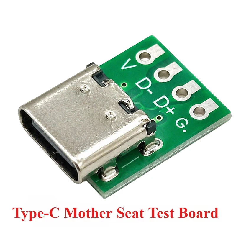 Male Test PCB Board Adapter 1/5/10Pcs Type C Connector For Wire Cable Transfer Connector Test Accessories For Phone Cable Repair