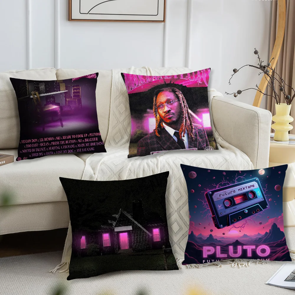 Future Mixtape Pluto Pillow Case For Sofa Bedroom Living Room Office Bedside Table Backrest Cushion Printing Square