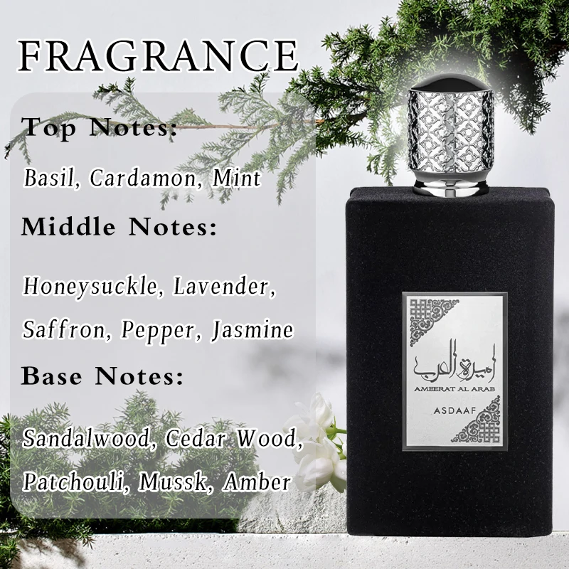 100ml Perfume Hombre Arabes Originales Colonia De alta calidad Olor duradero Eau De Parfum Transmisión De feromonas Dateable