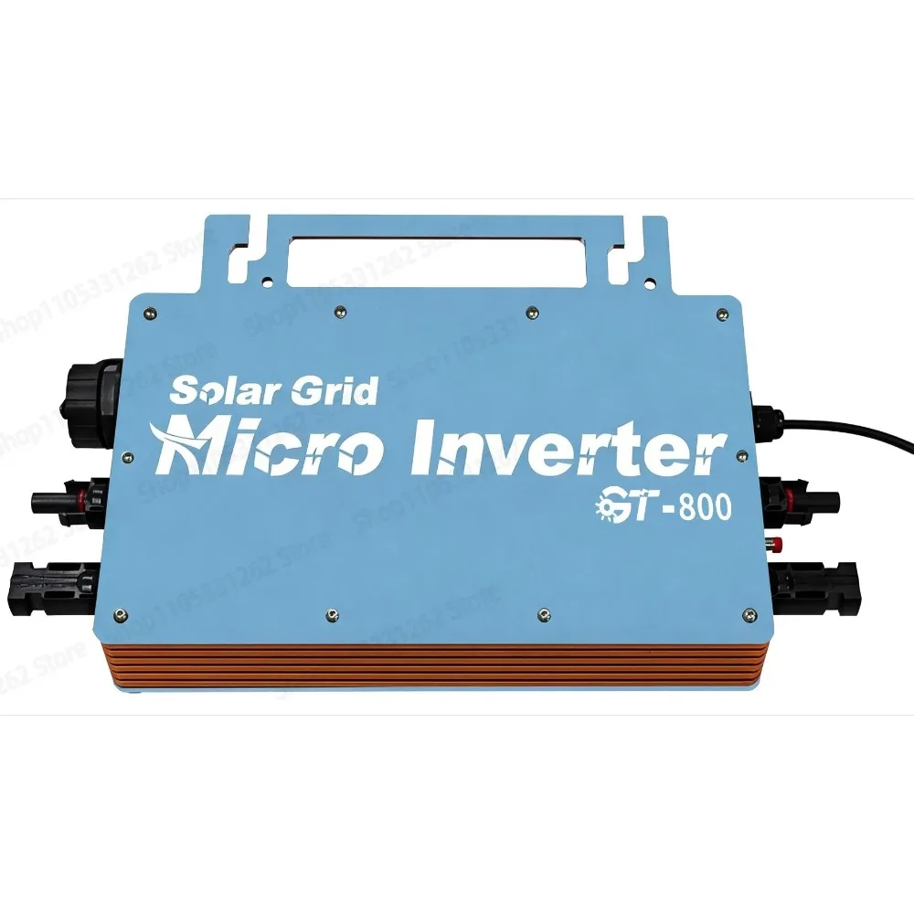 Grid Tie Micro Inverter 350W-2800W MPPT Anti-Reverse, IP66 Waterproof Plug and Play 36V Battery for Home Balcony Solar
