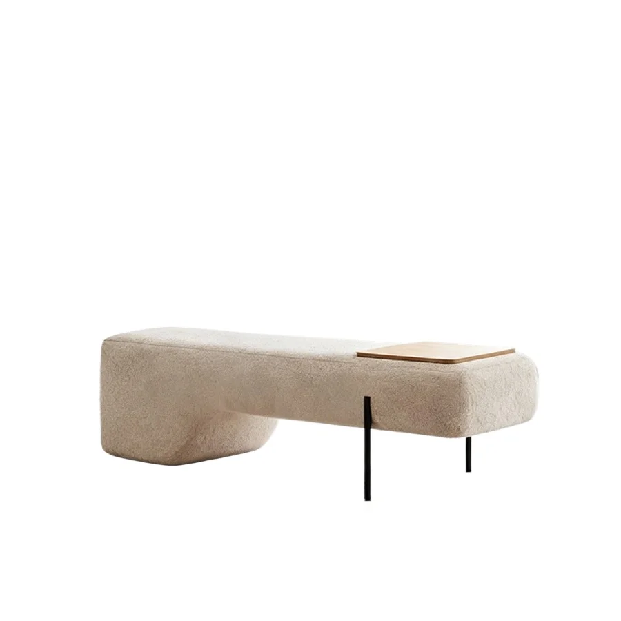 

Modern Minimalist Designer Bench for Living Room Bedroom Footstool Entryway Shoe Bench Dining Bench for Home Office Decor