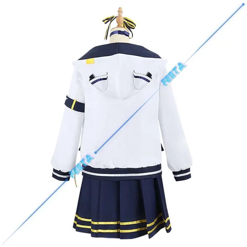 Hololive Hoshimati Suisei Cosplay Costume Blue Wig Japanese