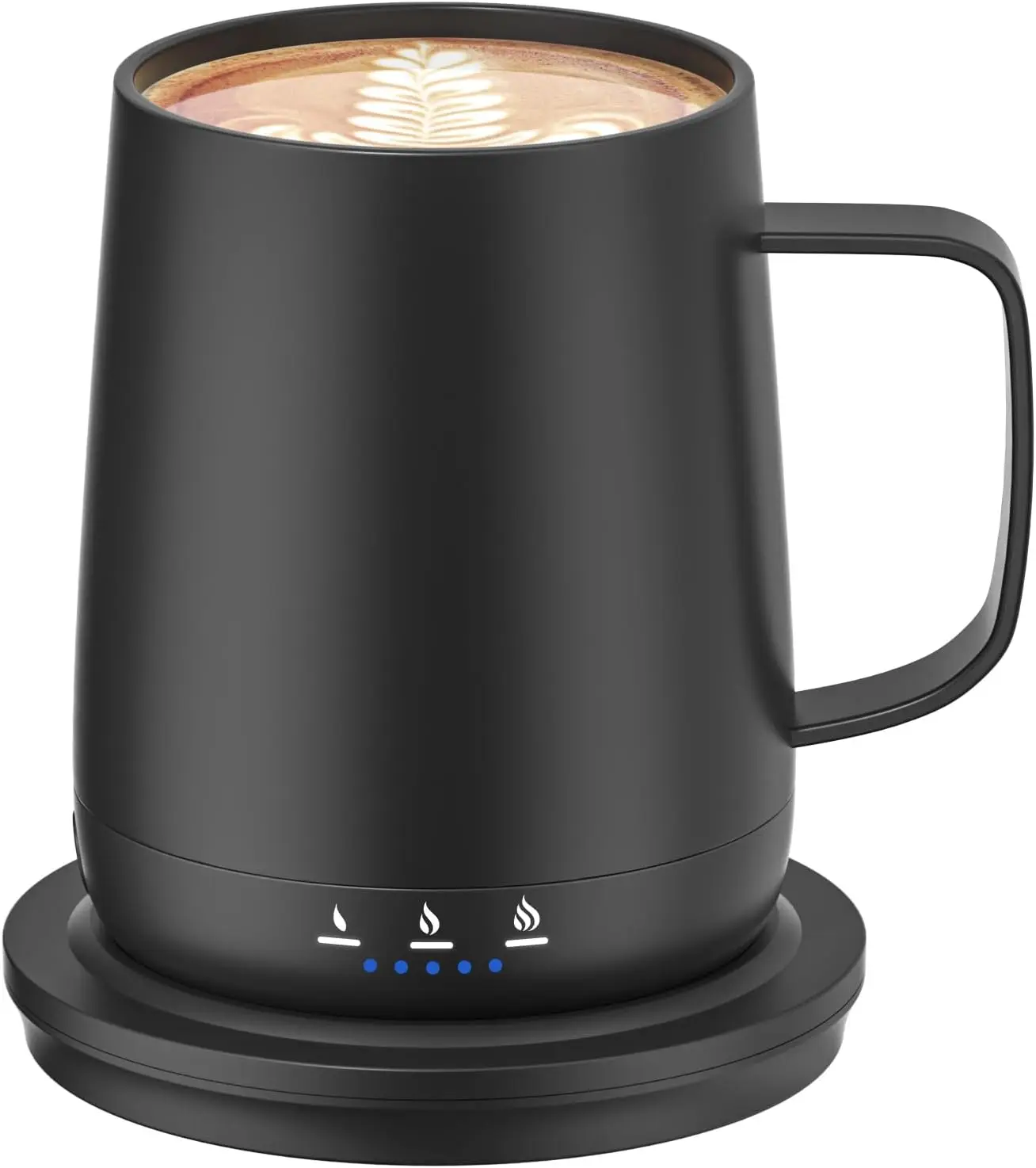 

Smart Self Heating Coffee Mug, 14oz Temp Control, Up to 150°F, Rechargeable, 6H Battery, Black