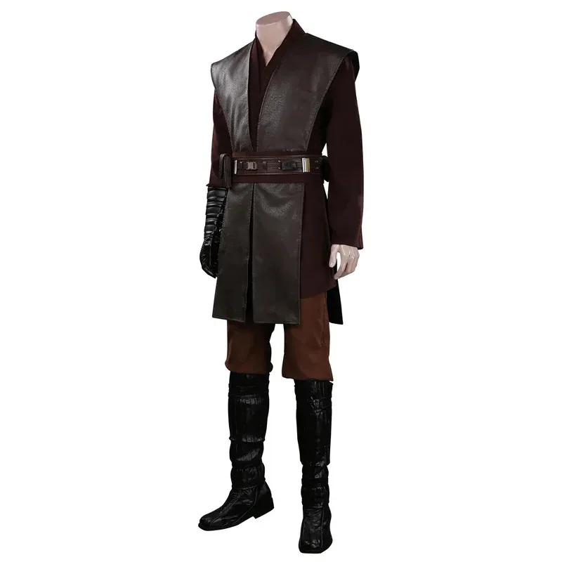 Anakin Skywalker cosplay anime disfraz abrigo pantalones trajes fantasía hombres niños Halloween carnaval fiesta CTX disfraz traje