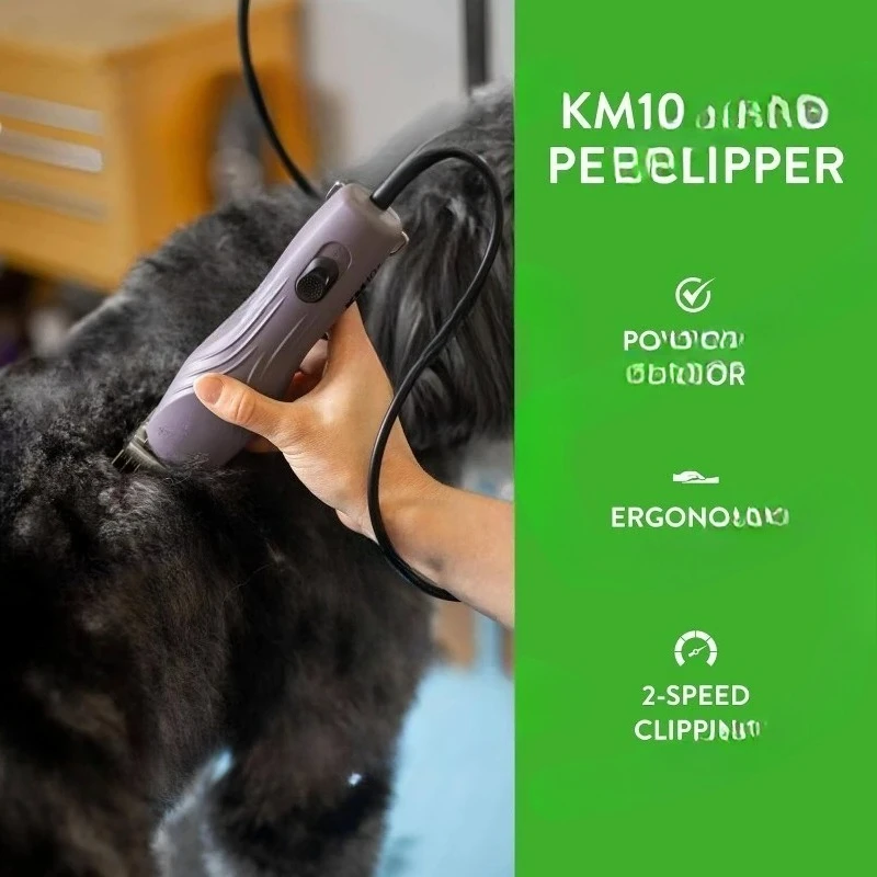KM10 Pet Hair Clipper Professional Dog Cat Grooming Trimmer Corded Electric Shaving Tool For Pets Shop Use 1 Pcs