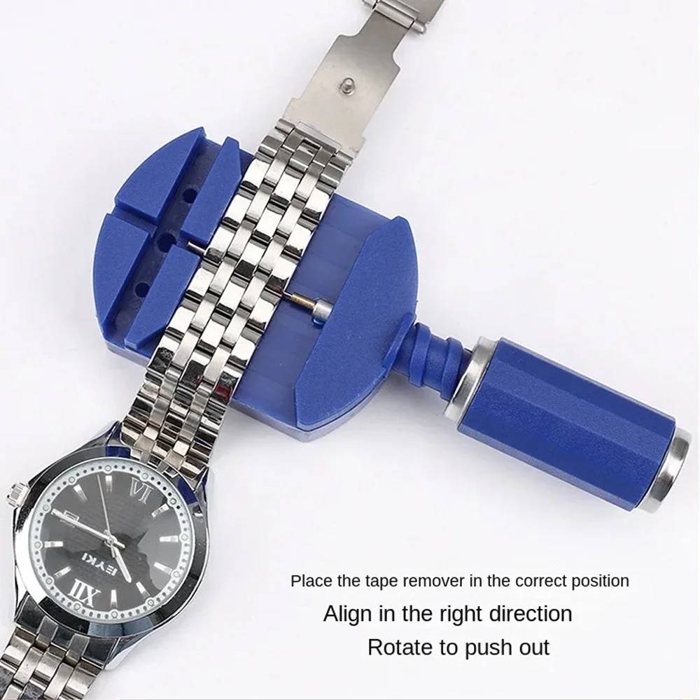 147 Parts Watch Repair Tool Kit for Disassembly Installation Maintenance Adjusting Straps Replacing Batteries