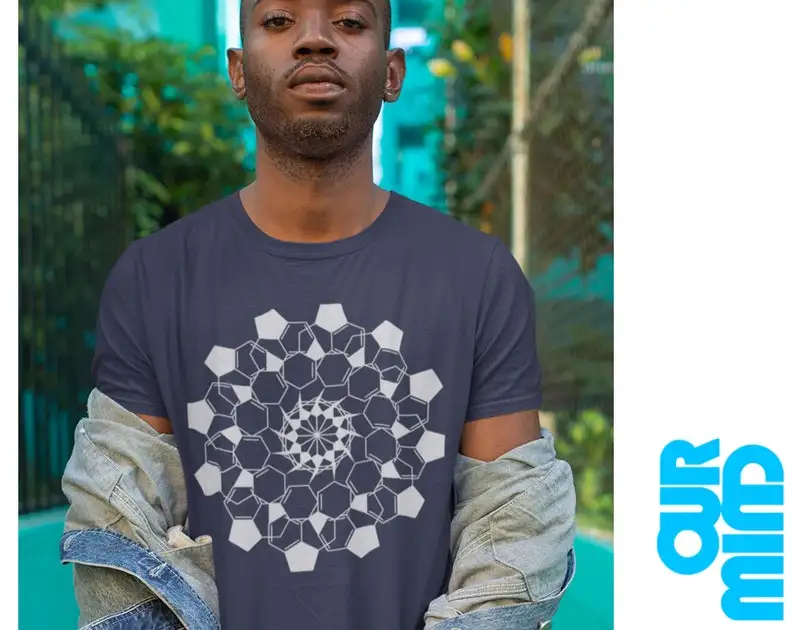 

Official MIND & MATTER PODCAST T-Shirt 04 "Lsd Molecule Mandala" - Unisex Men Women (by Nick Jikomes)