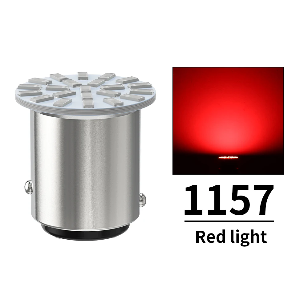 Guadsun 10 stks Truck LED Lamp 24 V 1156 1157 BA15S BAY15D 3014SMD Wit DRL Dagrijlicht Auto accessoires Richtingaanwijzer