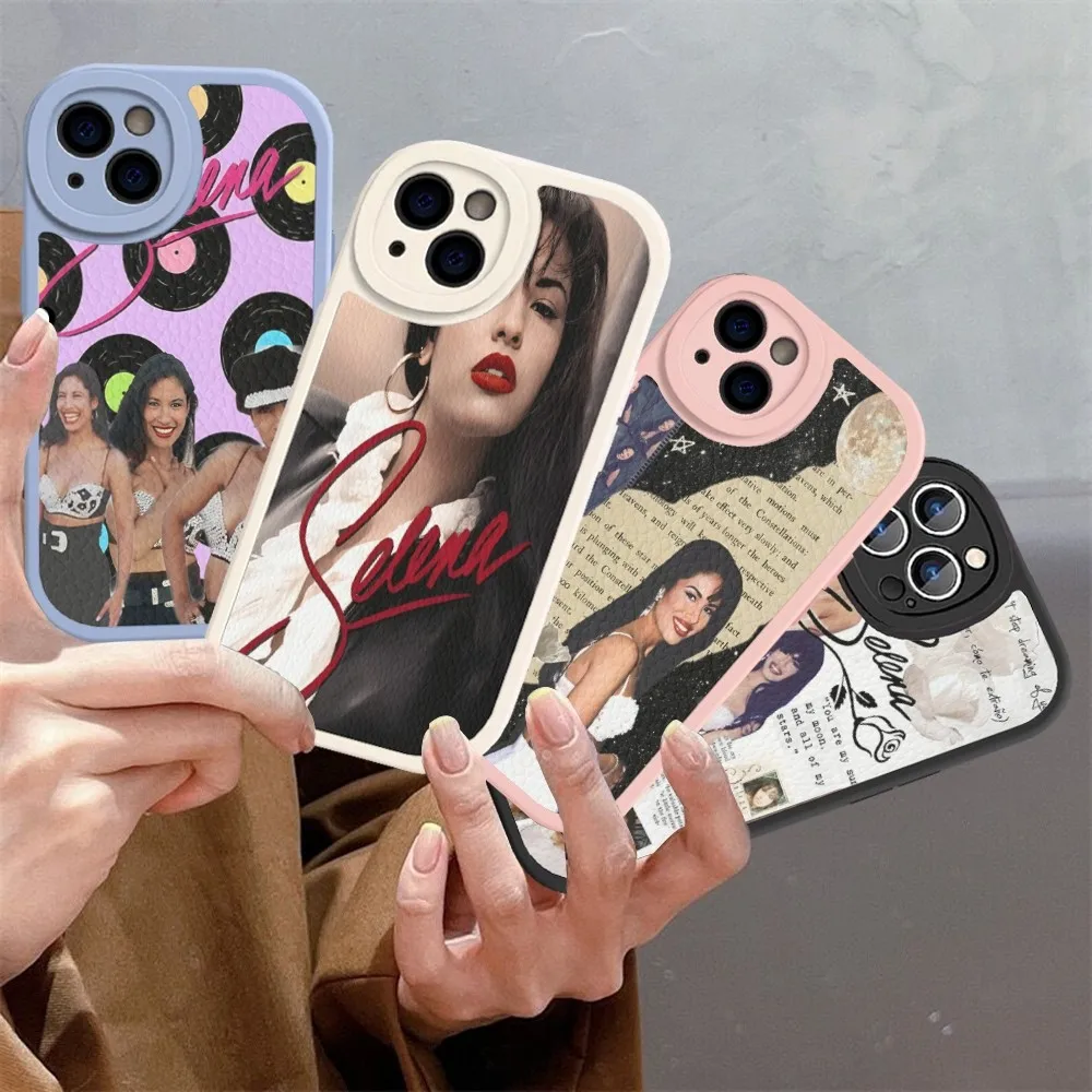 Selena Quintanilla Phone Case Hard Leather For IPhone 16 15 14 13 12 Mini 11 14 Pro Max Xs X Xr 7 8 Plus Fundas