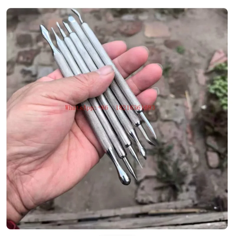 Vegetable Tanned Leather Carving Tool, Leather Plastic Carving Pressure Eraser