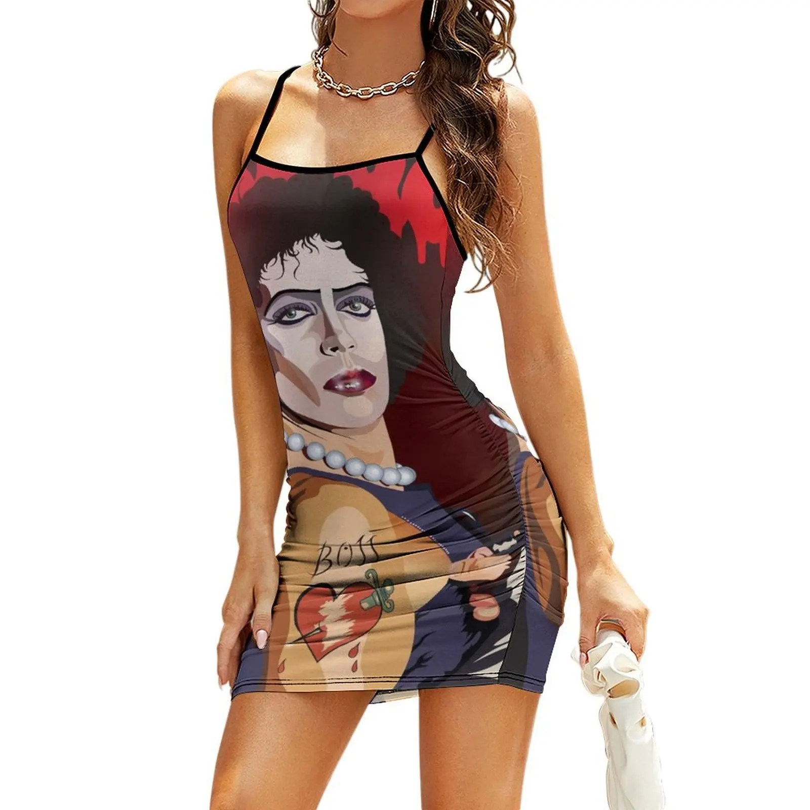 

Dr Frankenfurter Sling Dress elegant evening dresses for women 2026 Women's long dress beach dress evening women