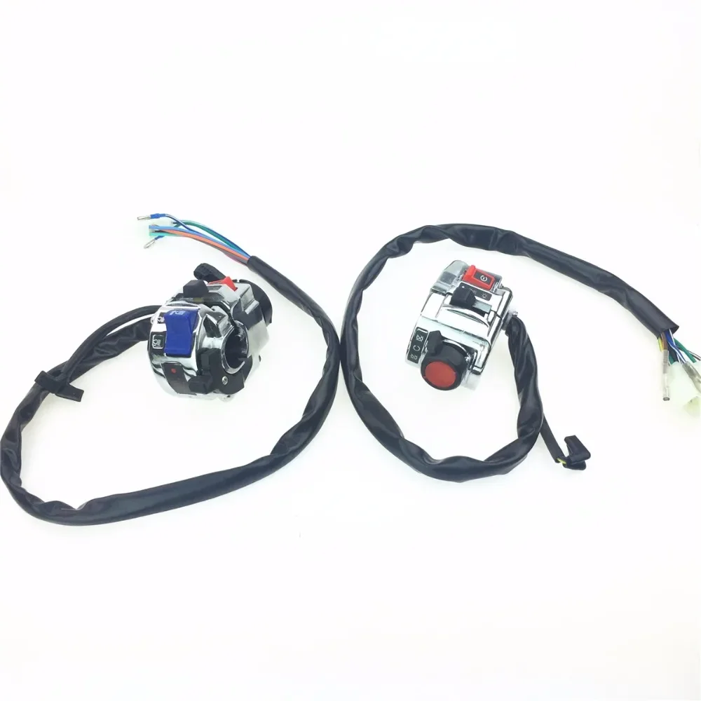 For Lifan 150-250 motorcycle left and right hand switch assembly electroplating accessories