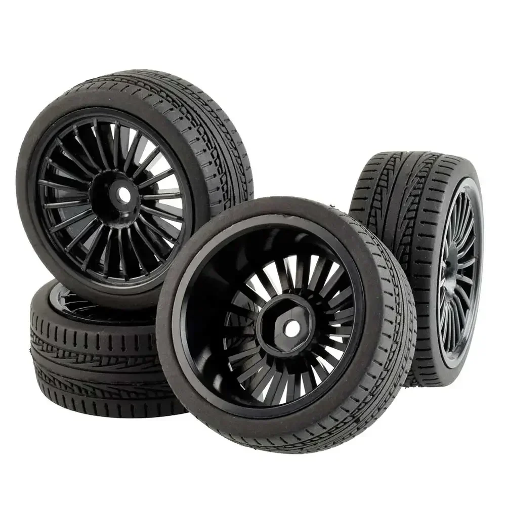 64mm 1/10 RC pneumatici per auto da corsa su strada Touring Drift Car tire Wheel per Tamiya TT01 TT02 XV01 TA06 PTG-2 HPI WR8 Kyosho HSP