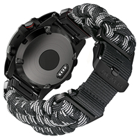 Hemsut Quickfit Strap for Garmin Watch Fenix 7 MK3 Foreruner Instinct Tactix 22mm 26mm 550 Paracord Bracelet
