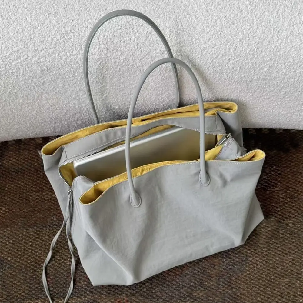 Hochwertige Casual Tragetasche Trendige Nylon Schultertasche Große Kapazität Wasserdichte Handtasche – Detail 2