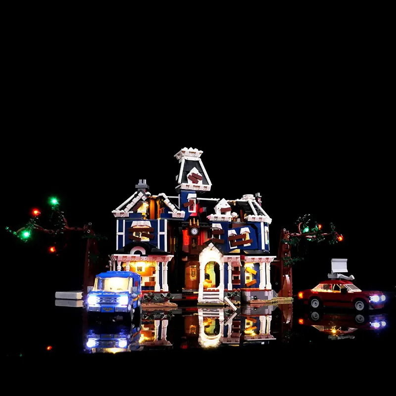 Zestaw oświetlenia LED do LEGO Stranger Things The Creel House Movie 11370 DIY Prezent (Nie zawiera klocków, zestawów, modeli do składania)