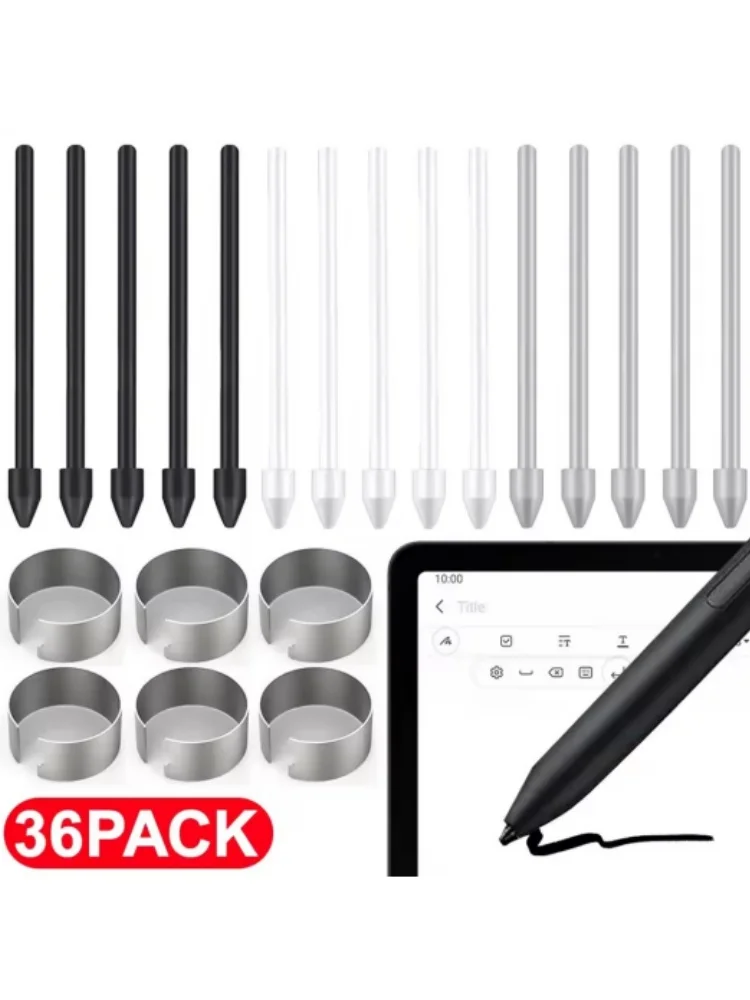 Embouts de stylet tactile pour stylos Samsung S, pointes de crayon de remplacement, pointe de rechange pour Galaxy S24 S24Ultra Tab S6 Lite S9 S9U S9FE