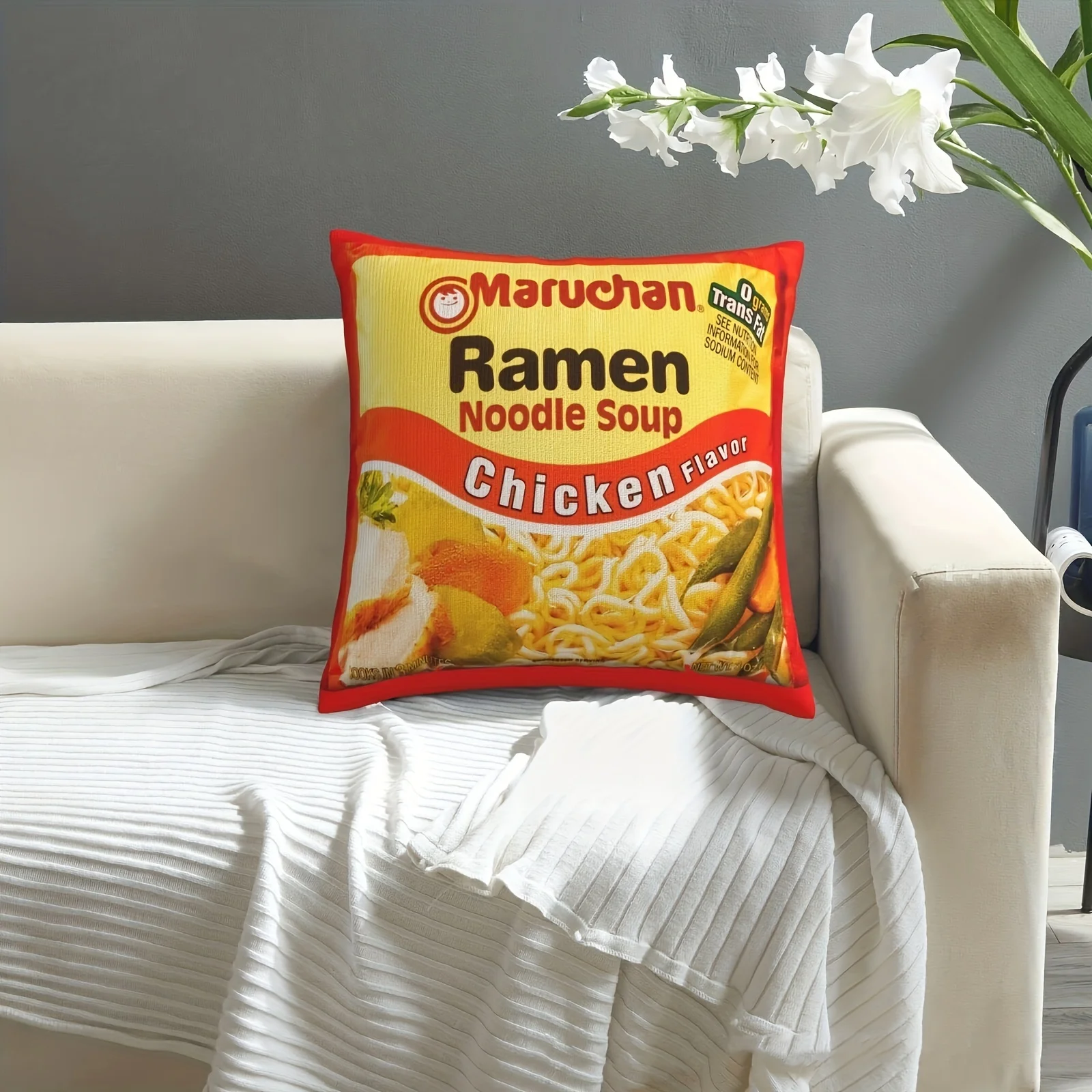 Cojín de Fideos Ramen con Sabo - Vape Decoration reseña y precio