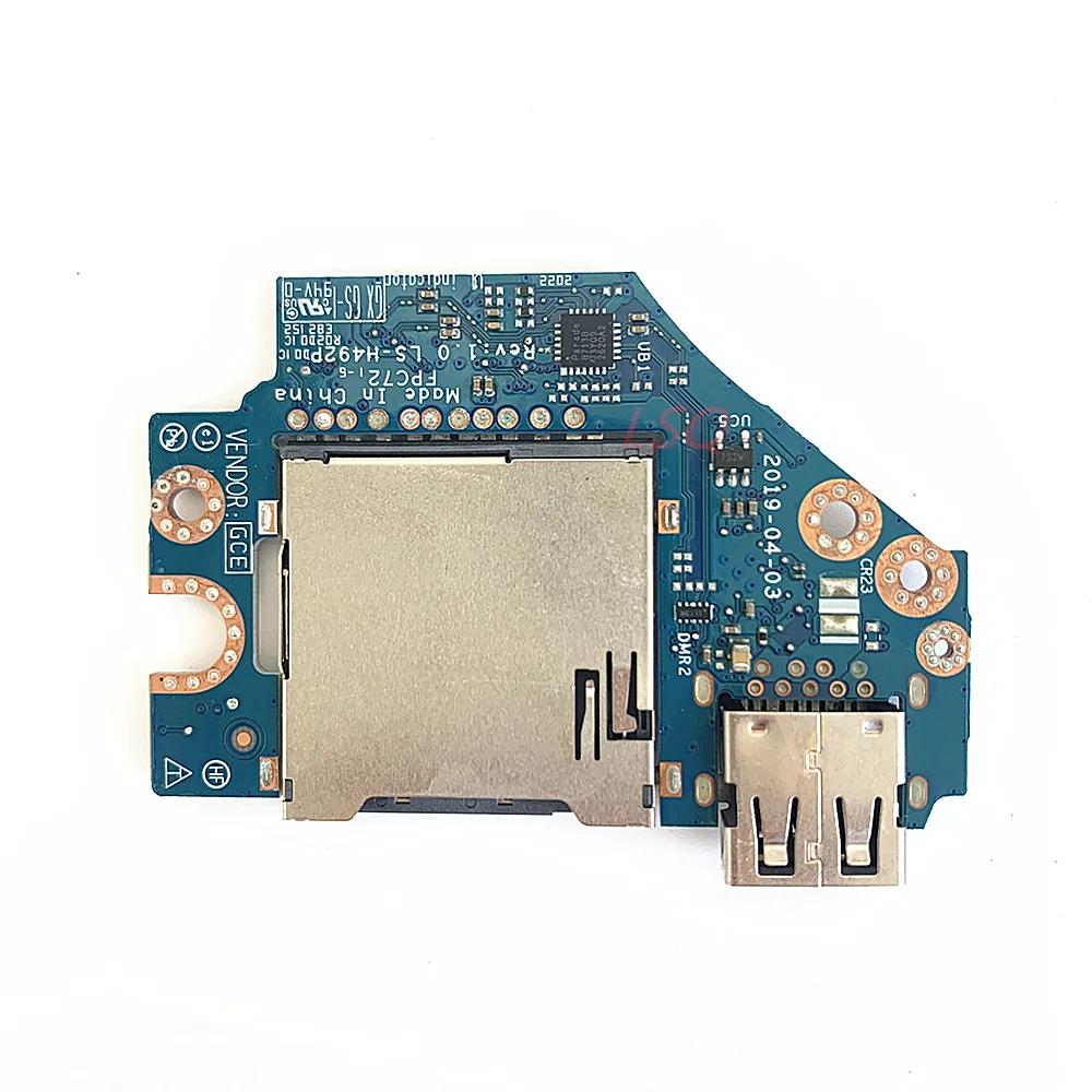 LS-H492P For HP Shadow Elf 5 PLUS 17-CB USB Board SD Card Reader Board 100% Test OK