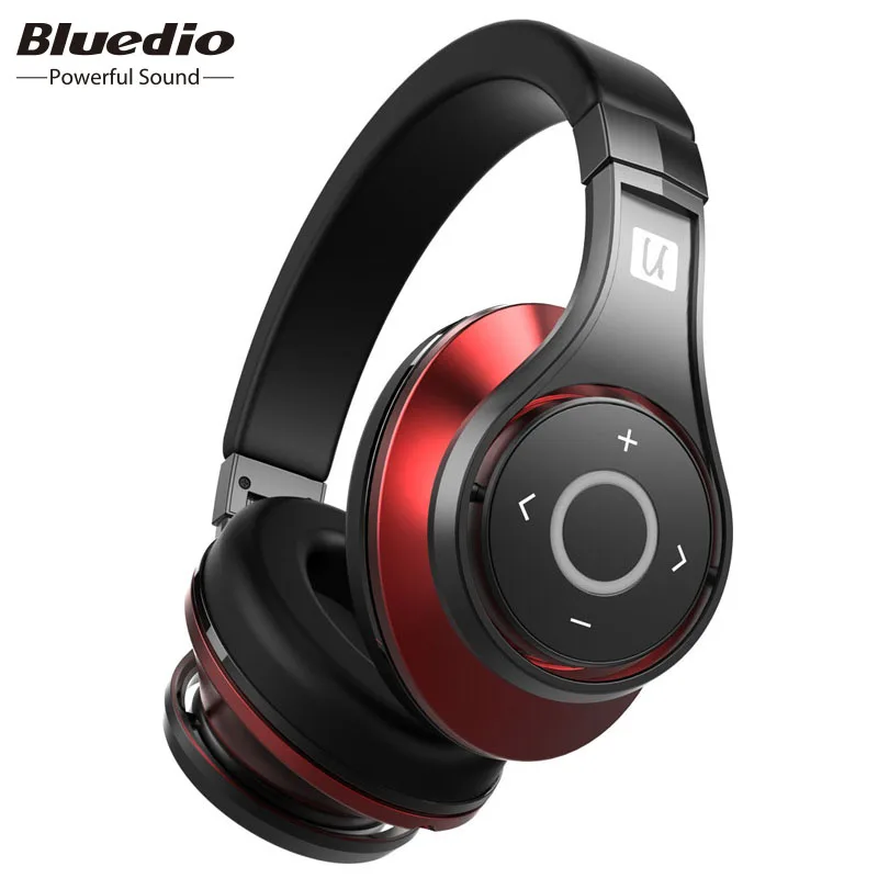 Bluedio U UFO Wireless Bluetooth Headphones Foldable Over-Ear Headphone with 8-Drivers Super Bass Earbuds for Home Office Gaming