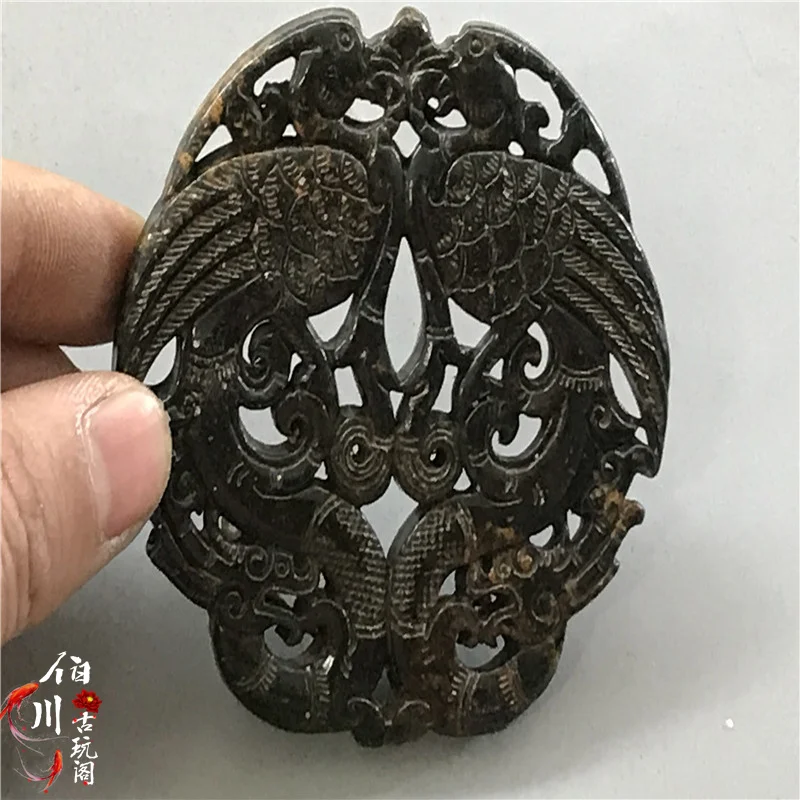 Ming and Qing jade artifacts, ancient  Hongshan culture, magnetic , bird and beast pendants