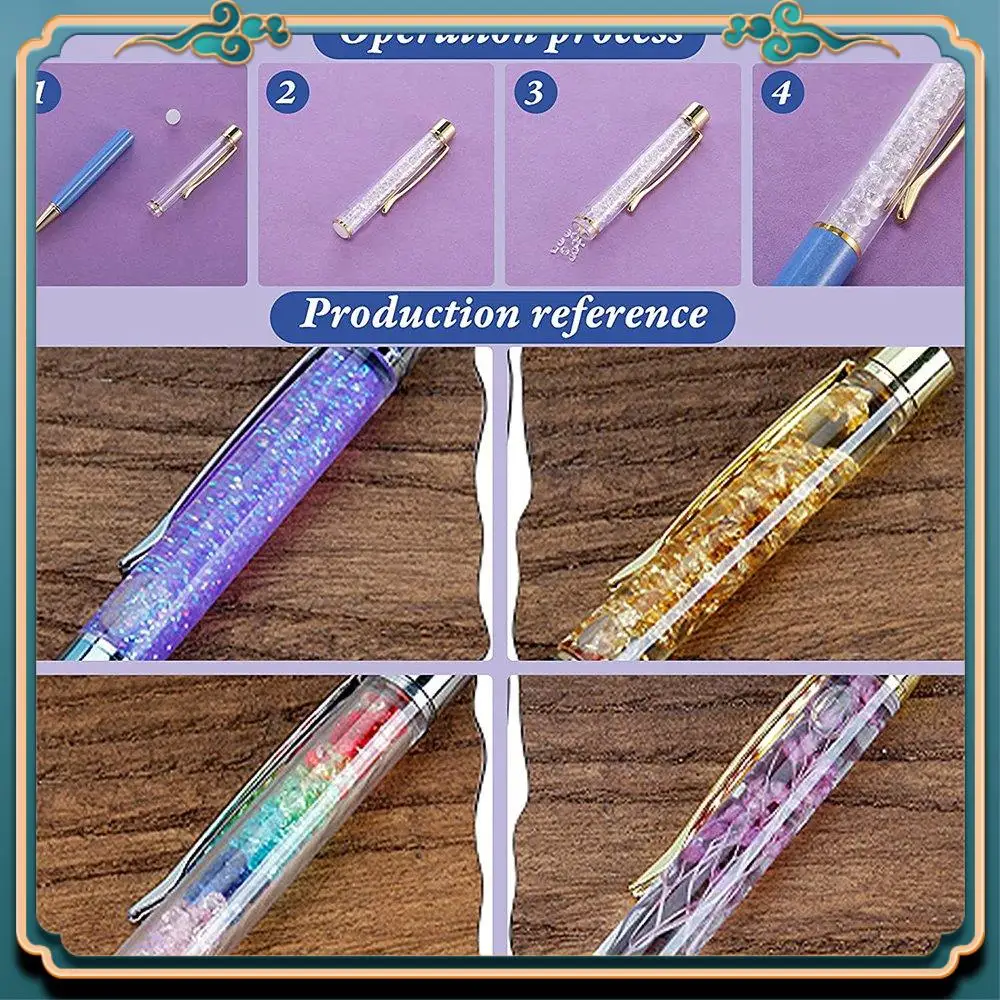 (New)-22 Colorful Empty Tube Floating DIY Pens,Metal Pens, Building Your Favorite Liquid Sand Pens Supplies For Many Occasions