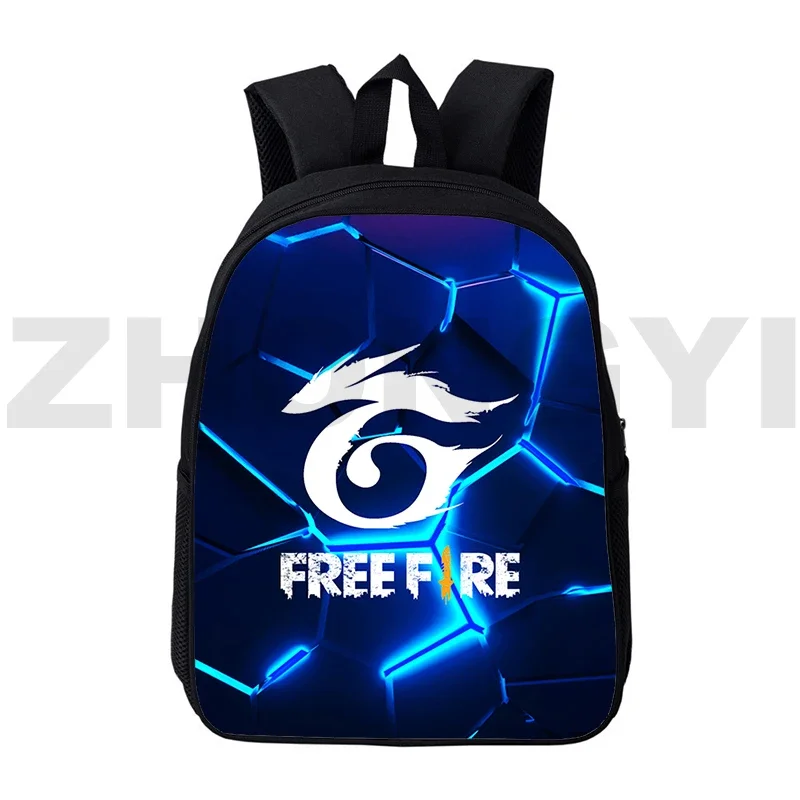 Fashion 12/16 Inch Free Fire Garena Bag 3D Anime School Backpack Women Bookbag Free Fire Back Pack Student Waterproof Backpacks