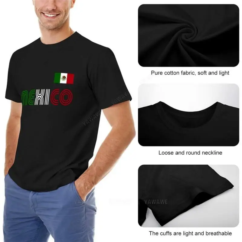 Mexico Soccer Team Seleccion Mexicana de futbol T-Shirt custom t shirts design your own tees Blouse mens graphic t-shirts funny