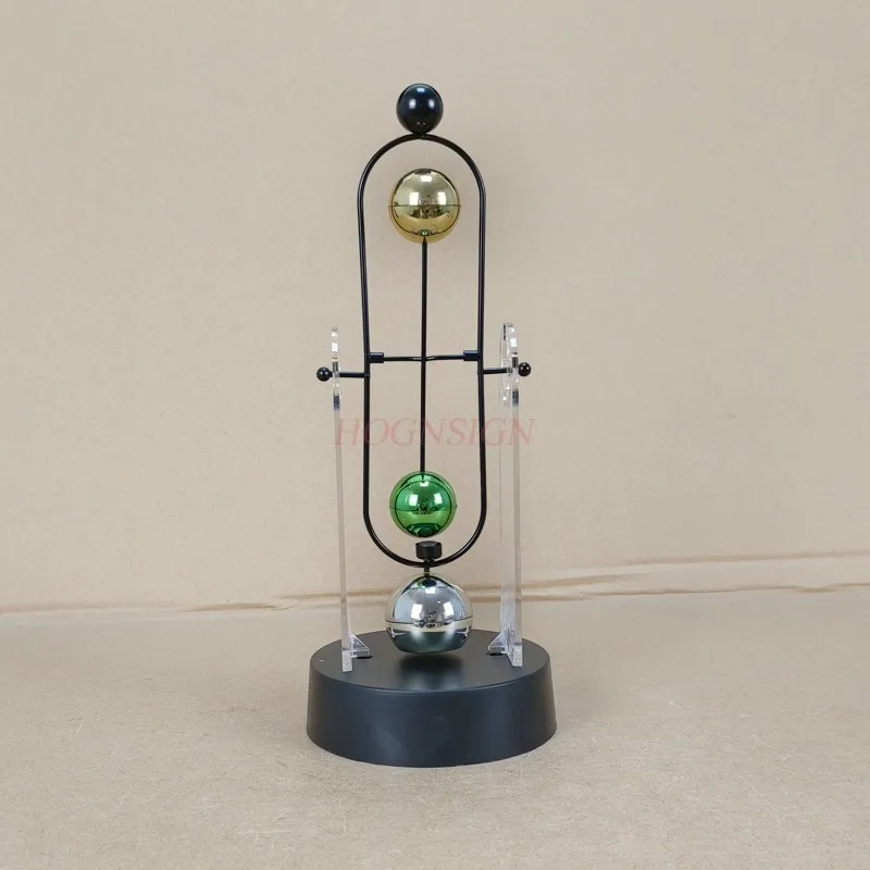 Color Ball Newton Pendulum Ball Perpetual Motion Instrument Chaos Ornament Creative Home Room Office Modern Simple Ornament Gift